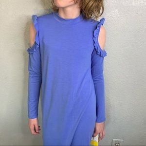 Gb girls size large dress purple blue